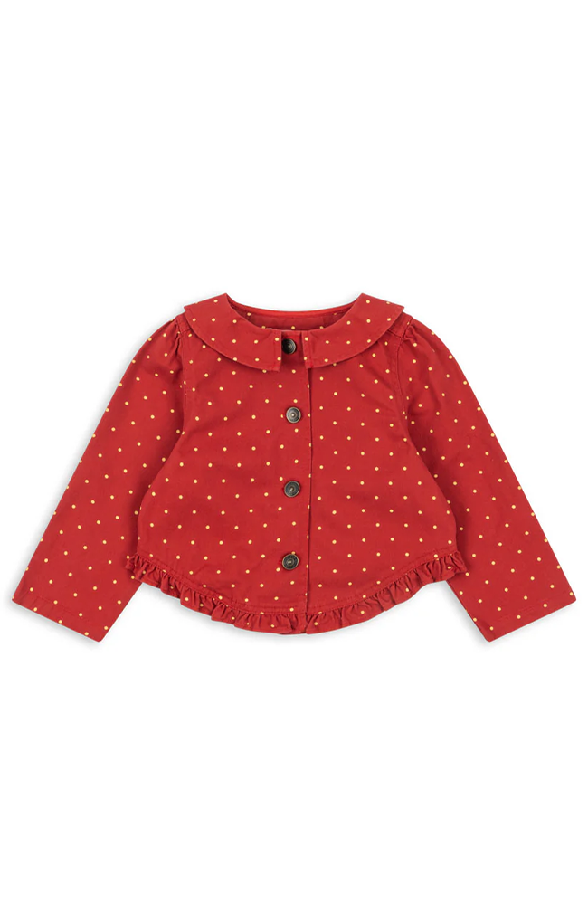Nola Shirt Jacket - Strawberry Dot Konges Slöjd ytterkläder