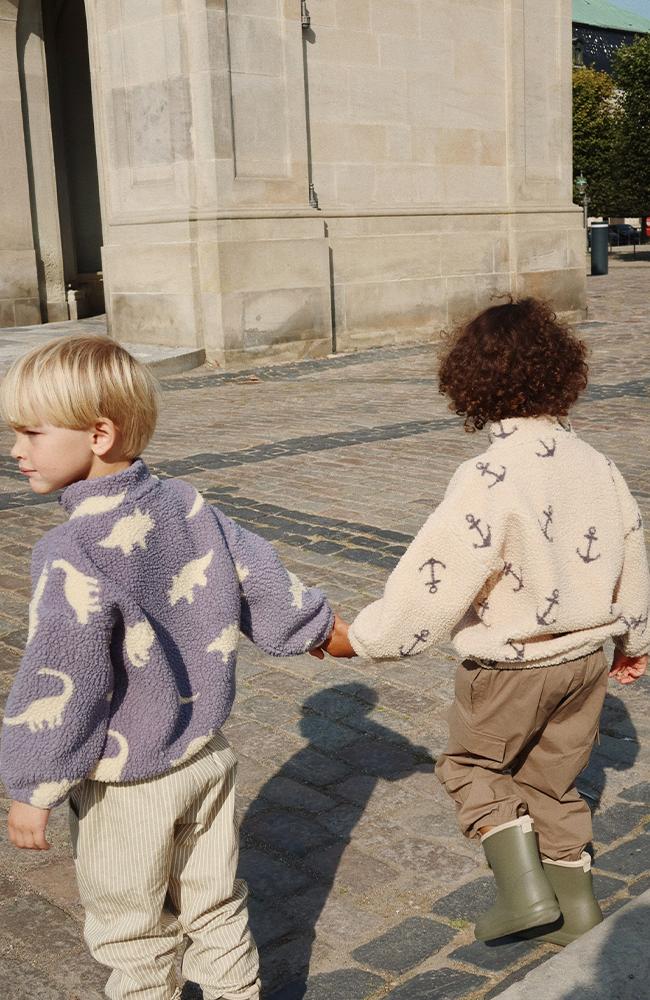 Jody Teddy Jacket - Dino Mist Konges Slöjd ytterkläder