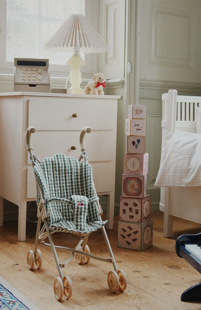 Cheeky Doll Stroller - Smoke Pine Check