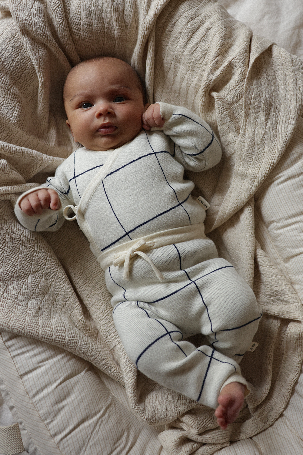 Pants - Navy/Cream Poppedi Byxor