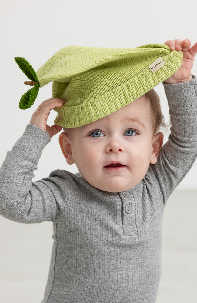 Atlas Pear Cotton Knit - Pear