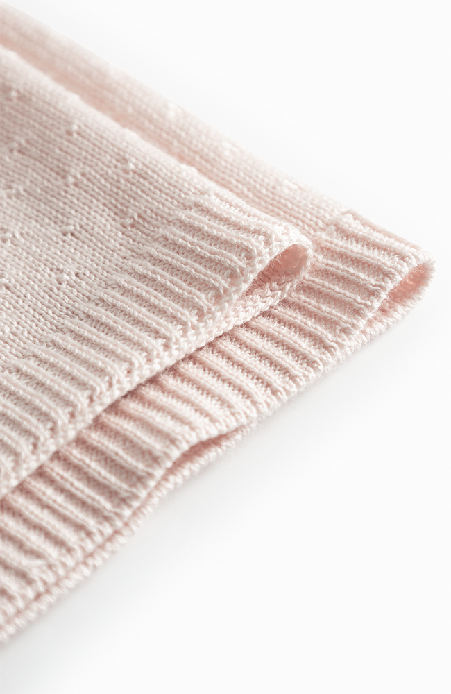 Alia Blanket Modal Mini Dots - Misty Pink