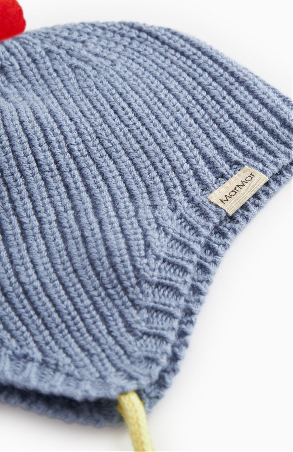 Aly Baby Pompom Heavy Knit - Bright Sky MarMar Copenhagen mössa