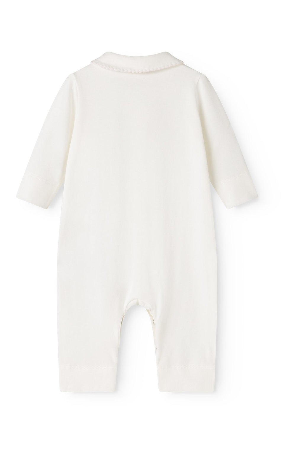 Ricci Modal Newborn Romper - Rosa Picot – detalj 1