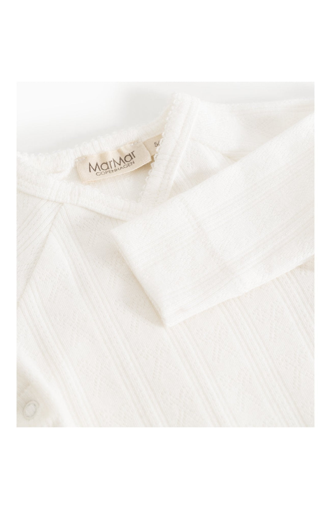 Belita Modal Pointelle Body - Gentle White MarMar Copenhagen Body