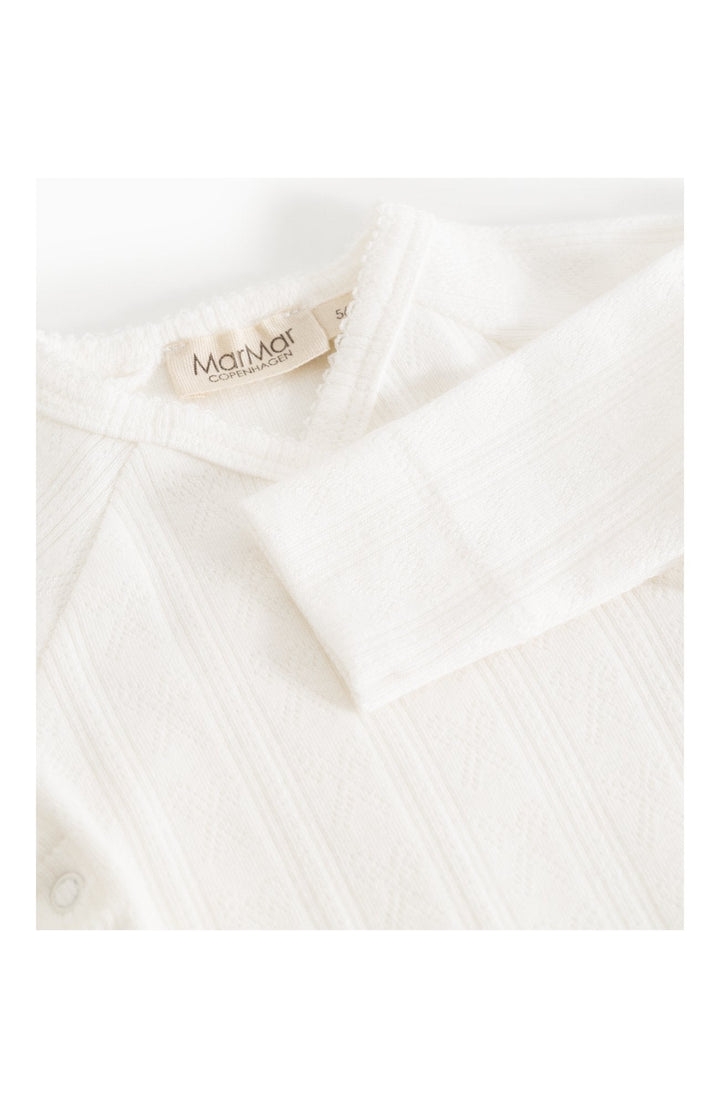 Belita Modal Pointelle Body - Gentle White MarMar Copenhagen Body