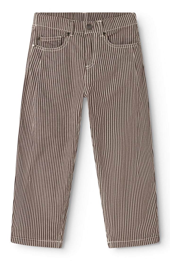Pando jeansbyxor junior - Dark Brownie Stripe