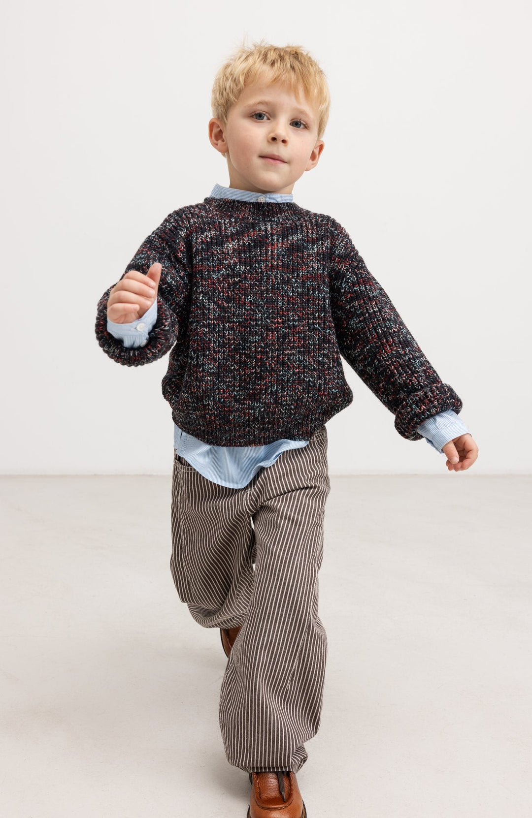 Pando jeansbyxor junior - Dark Brownie Stripe - detalj 5