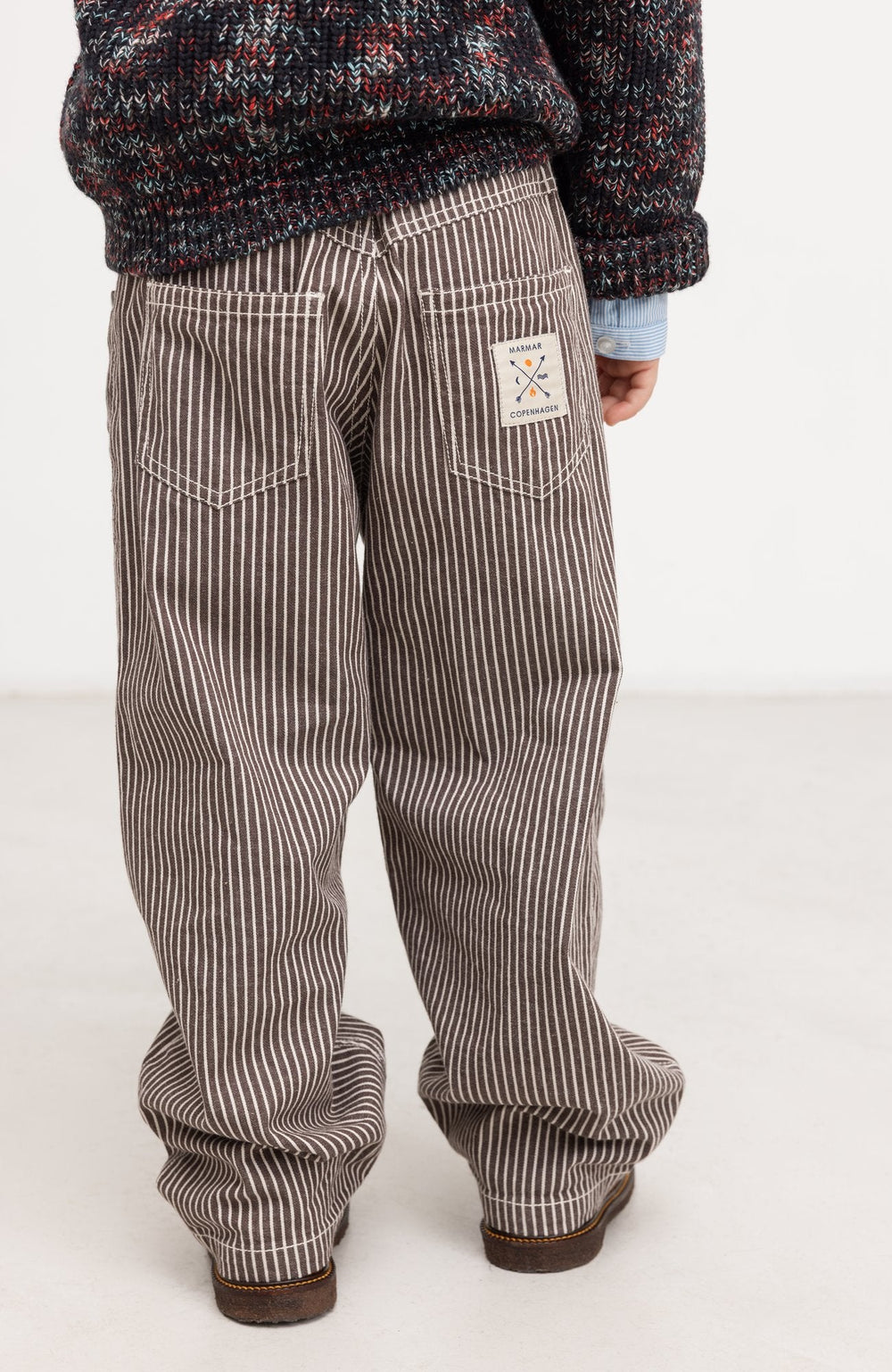Pando jeansbyxor junior - Dark Brownie Stripe - detalj 6