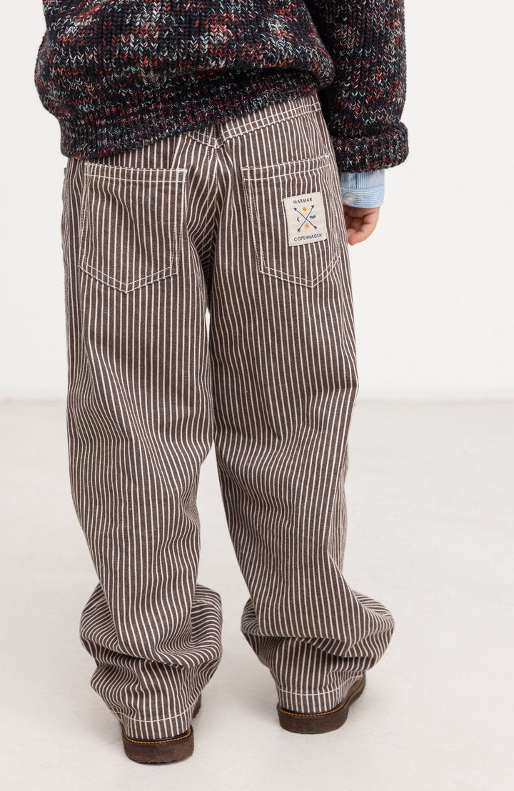 Pando jeansbyxor junior - Dark Brownie Stripe - detalj 6