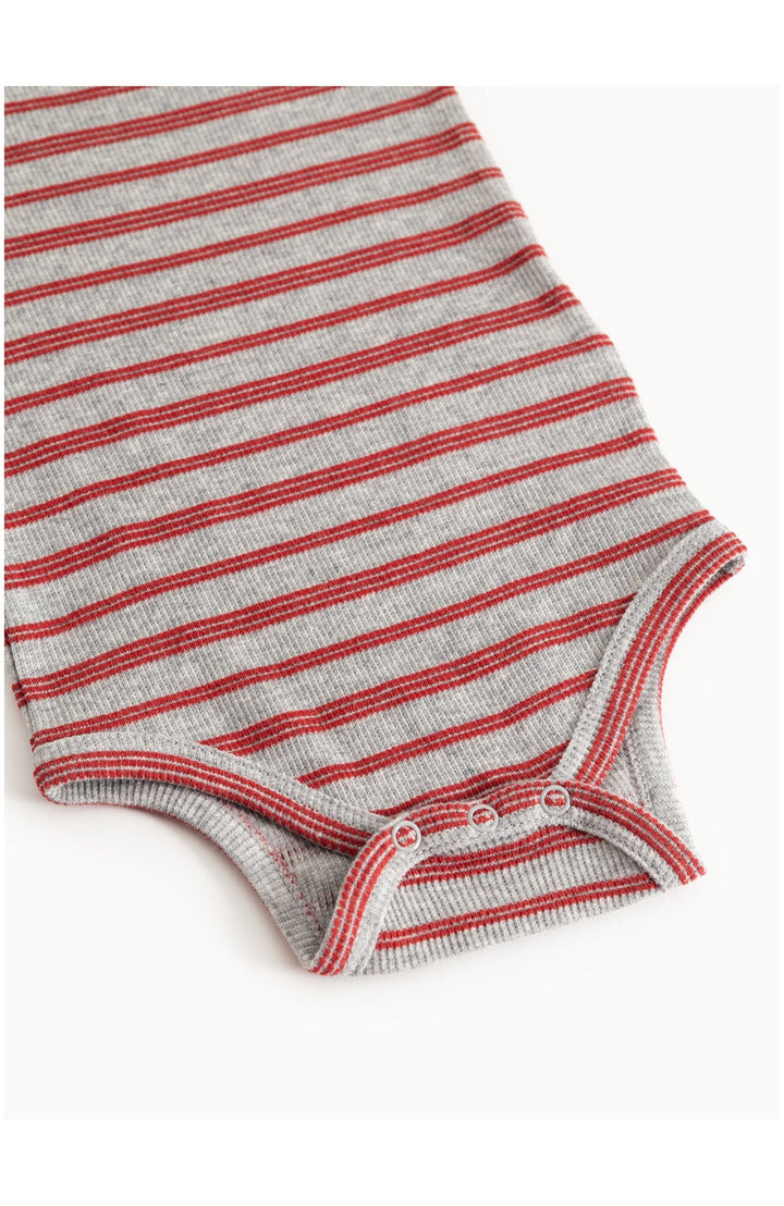 Benedicte Modal Fine Rib Body - Cherry Stripe MarMar Copenhagen Body