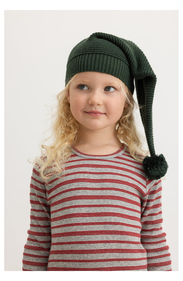 Tani Modal Fine Rib Long Sleeve - Cherry Stripe MarMar Copenhagen Tröja