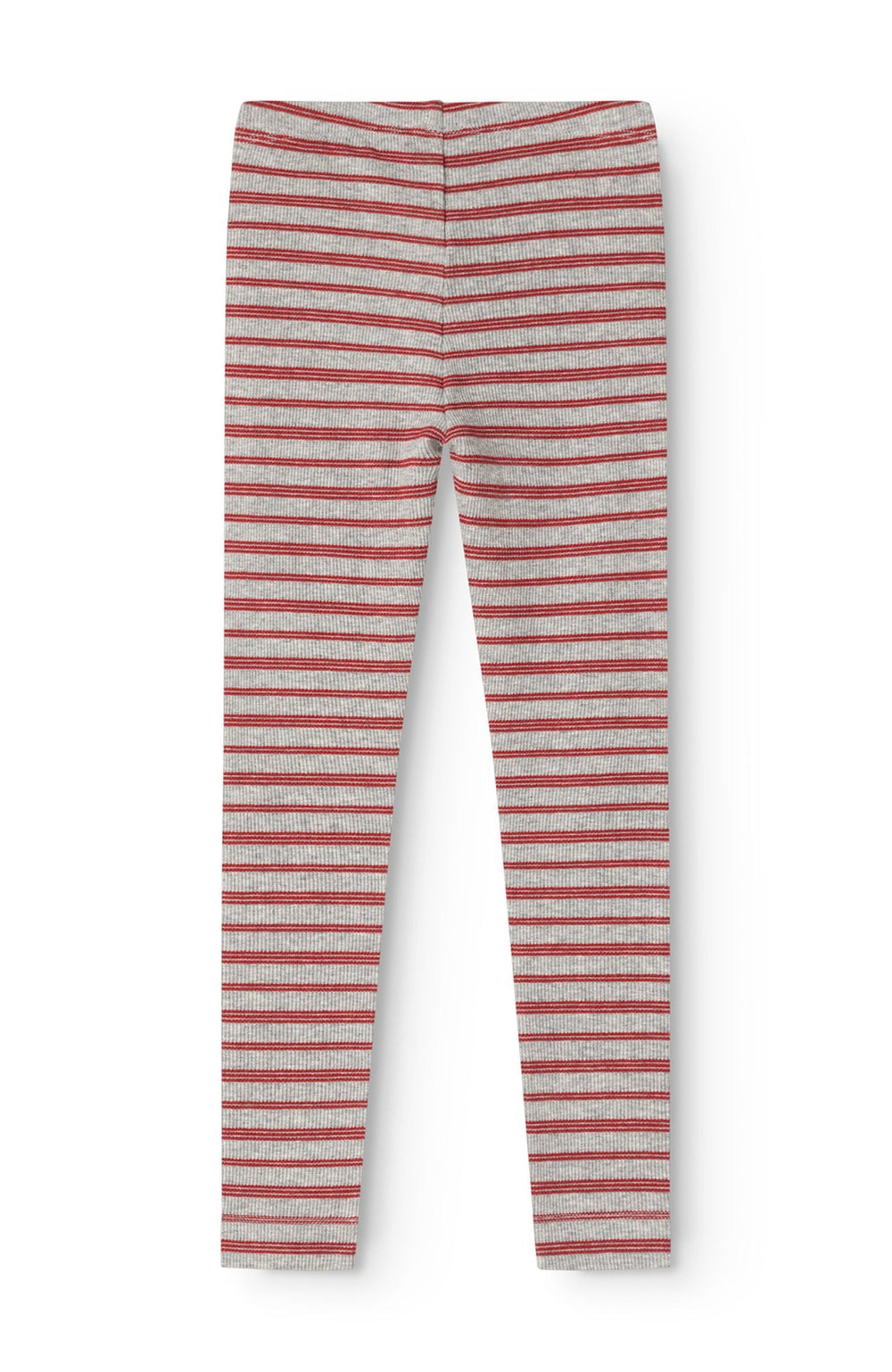 Lisa Modal Fine Rib Leggings - Cherry Stripe MarMar Copenhagen Leggings