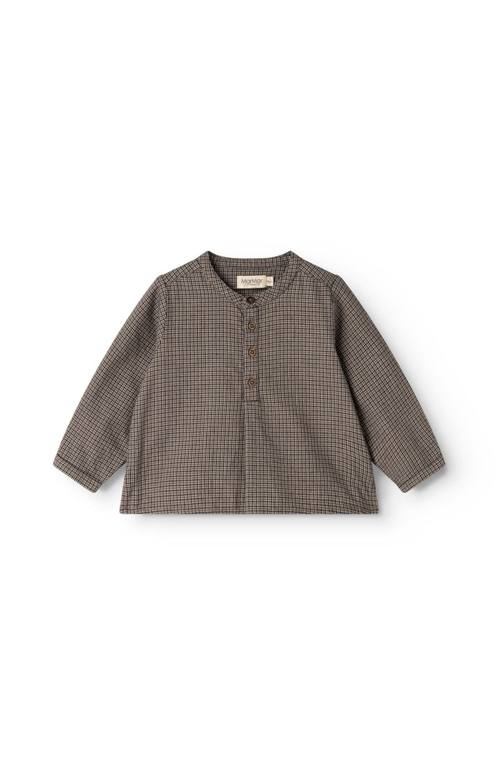 Totoro Structured Cotton Shirt - Houndstooth Check MarMar Copenhagen Skjorta