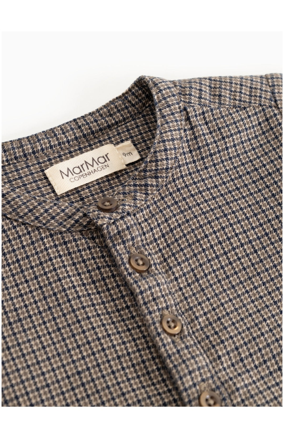 Totoro Structured Cotton Shirt - Houndstooth Check MarMar Copenhagen Skjorta