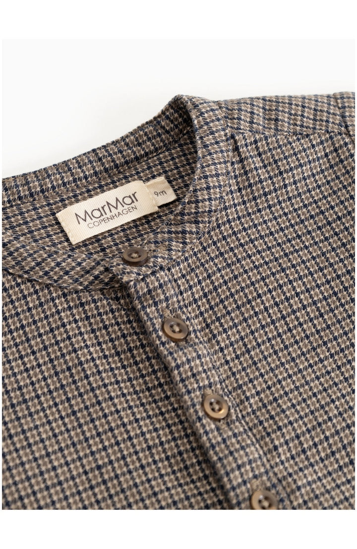 Totoro Structured Cotton Shirt - Houndstooth Check MarMar Copenhagen Skjorta