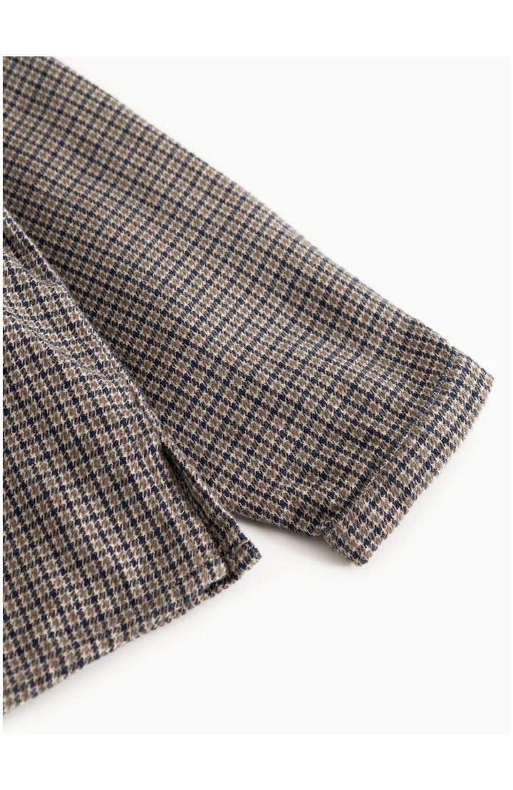Totoro Structured Cotton Shirt - Houndstooth Check MarMar Copenhagen Skjorta