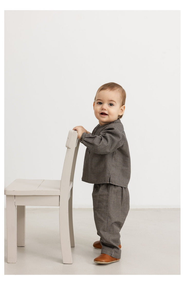 Totoro Structured Cotton Shirt - Houndstooth Check MarMar Copenhagen Skjorta