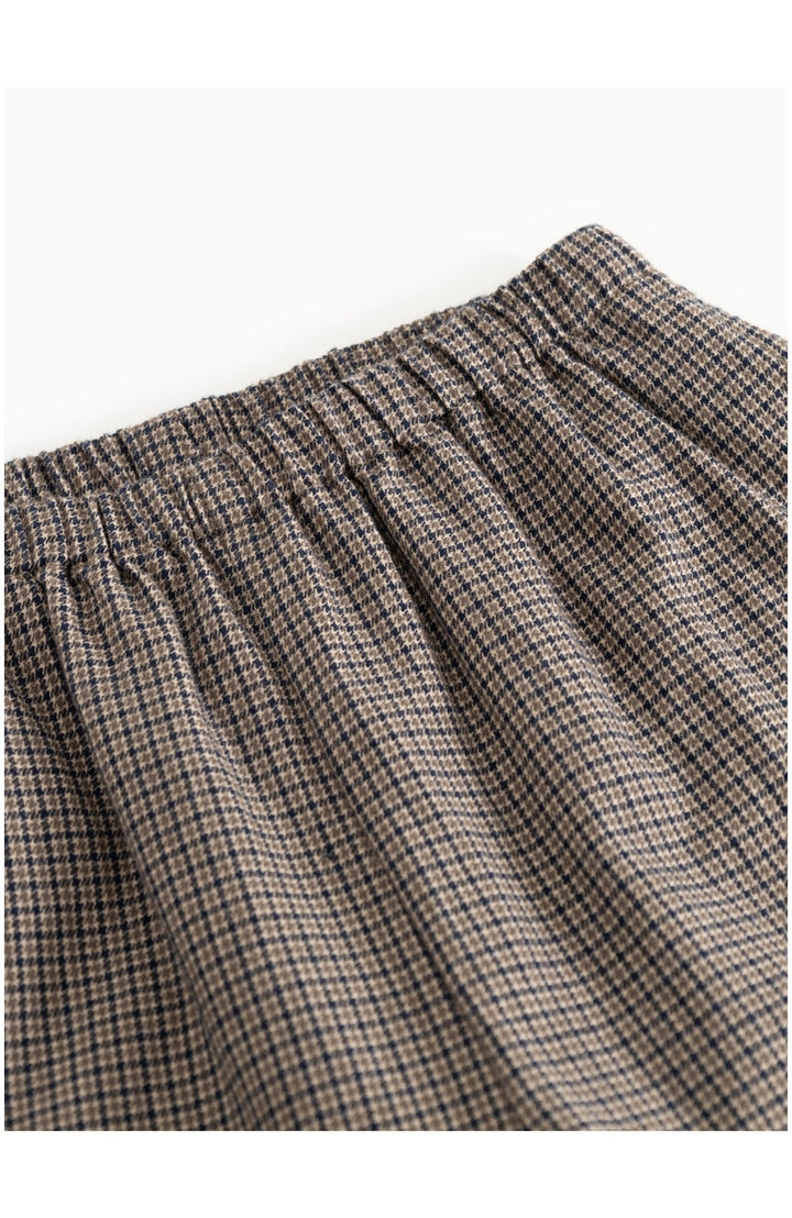 Panto Structured Cotton Pants - Houndstooth Check MarMar Copenhagen Byxor