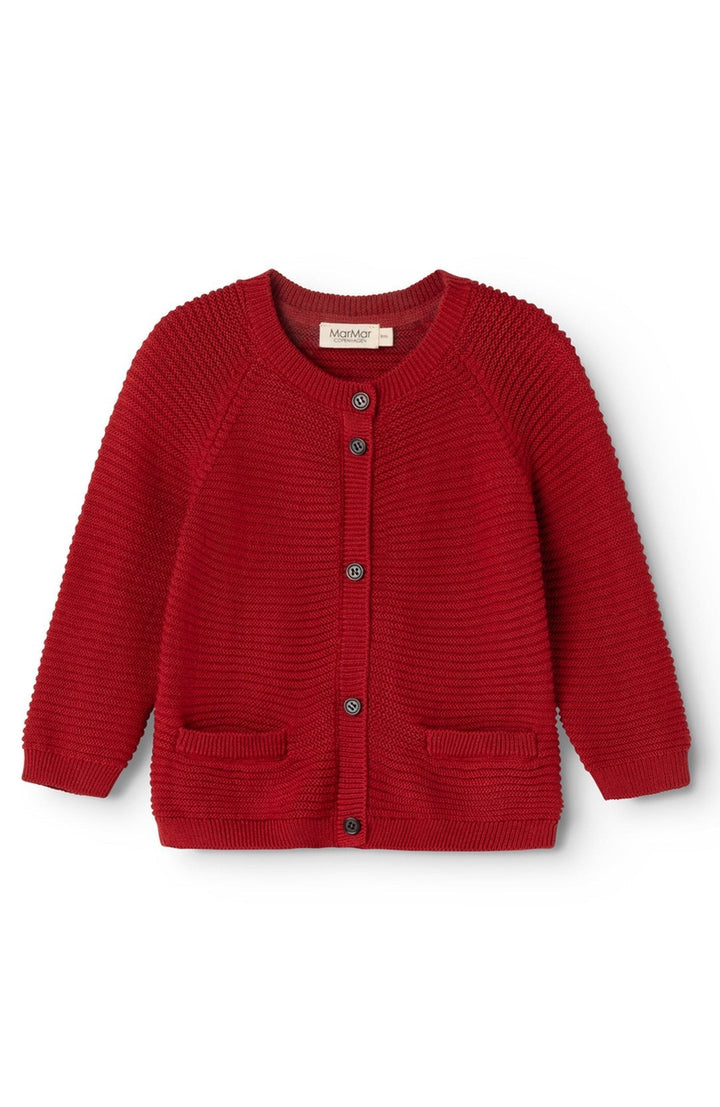 Taki Cotton Rayon Knit Cardigan - Cherry MarMar Copenhagen Cardigan