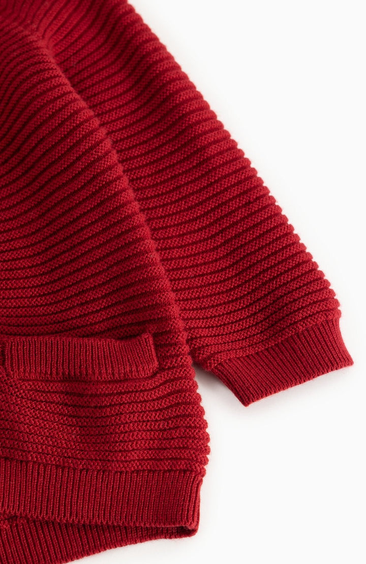 Taki Cotton Rayon Knit Cardigan - Cherry MarMar Copenhagen Cardigan