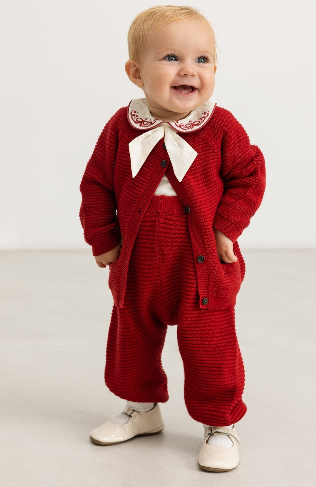 Taki Cotton Rayon Knit Cardigan - Cherry MarMar Copenhagen Cardigan