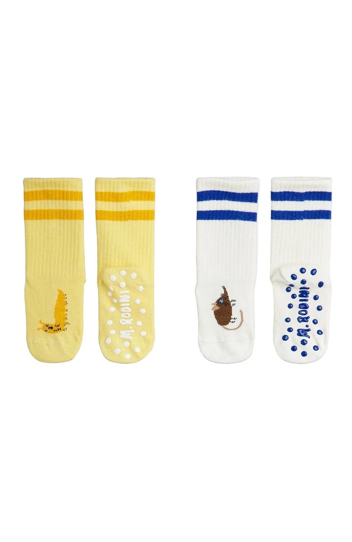 Velvet Worm 2-pack Halkstrumpor - Multi Mini Rodini Strumpor