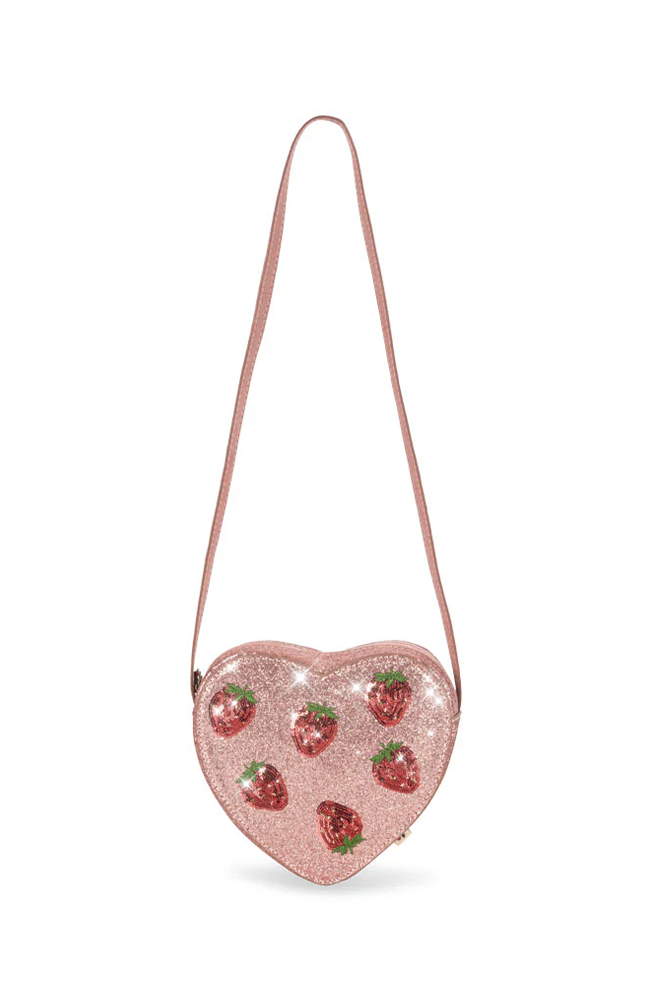 Tut Heart Sequin Bag - Rose