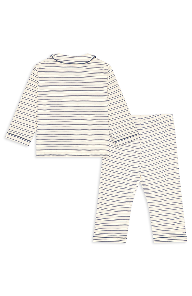 Pio Set - Indigo Butter Stripe