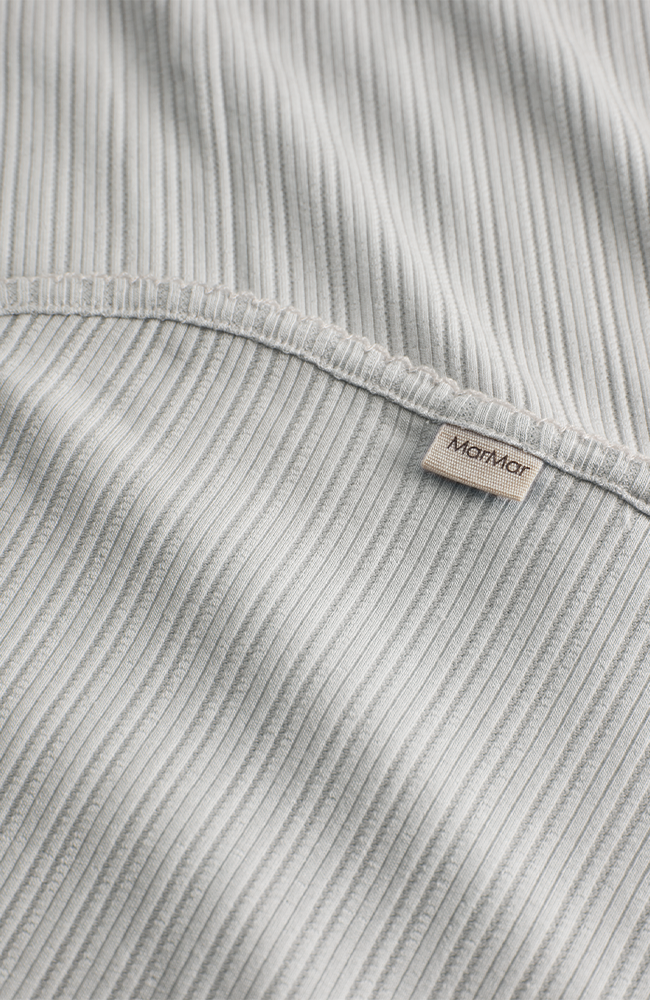 Alida Pointelle Rib blanket - Morning Dew