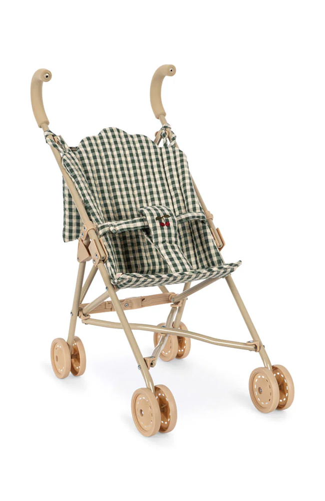 Cheeky Doll Stroller - Smoke Pine Check