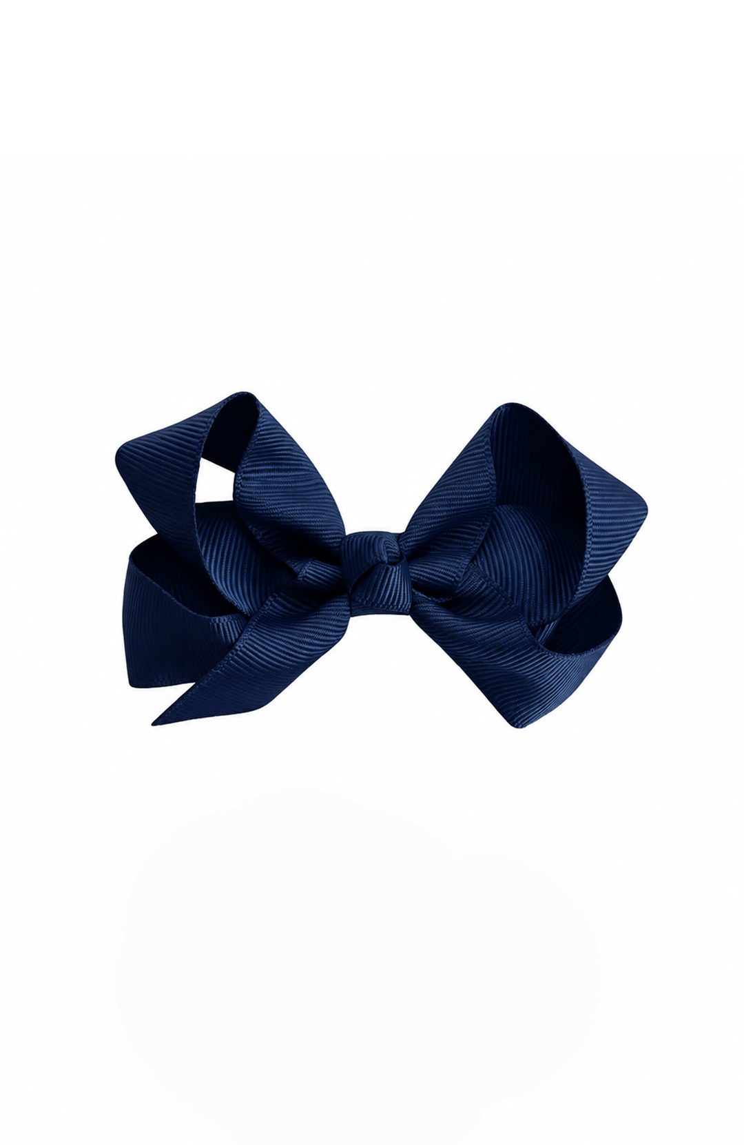 Hair Bow Medium - Navy Blue