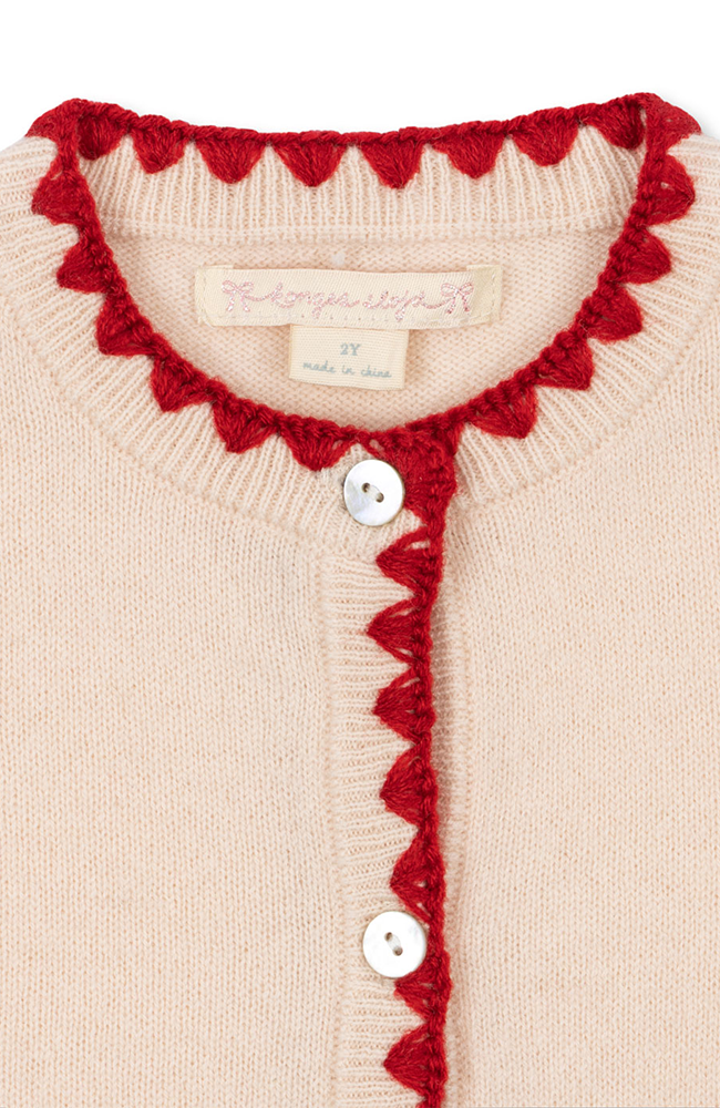 Strawberry Cardigan - Barbados Cherry