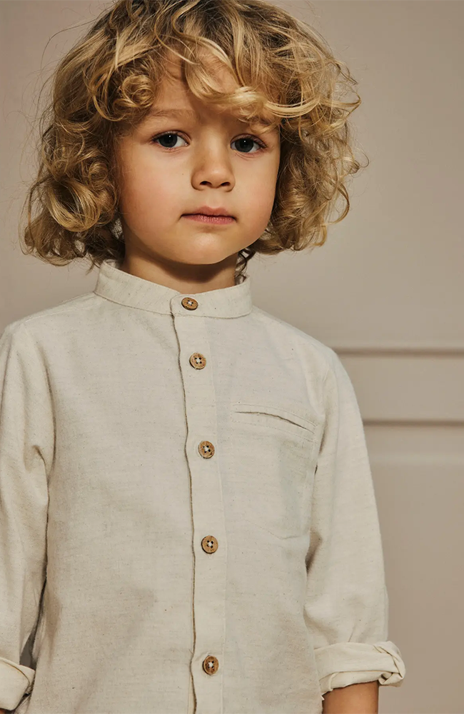Otto LS Shirt - Turtledove Lil' Atelier Skjorta
