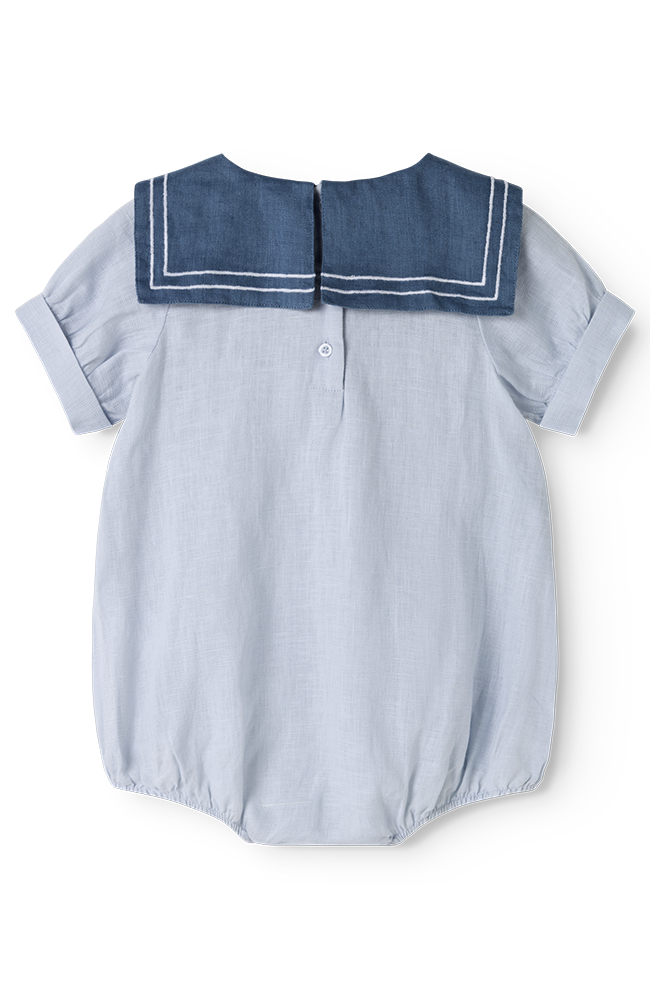 Raki Linen Jumpsuit - Blue Mist