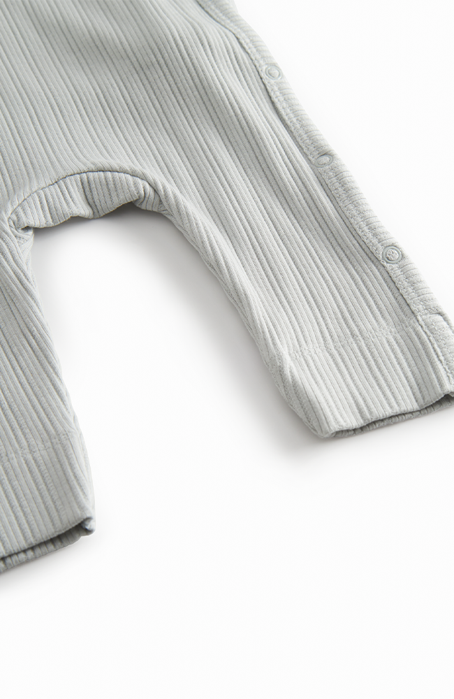 Rula Pointelle Rib Romper - Morning Dew