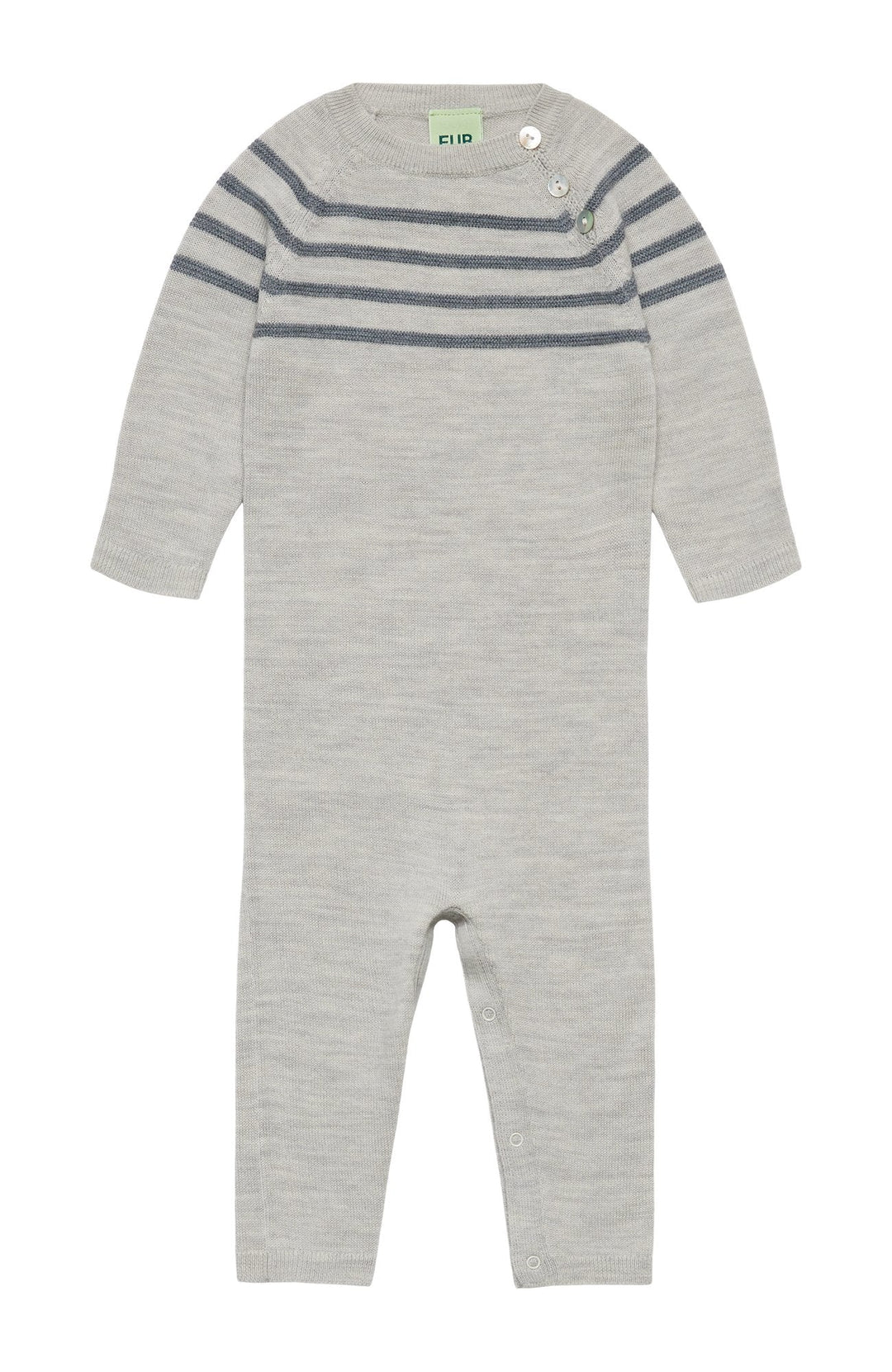 Baby Bodysuit - Light Grey Melange