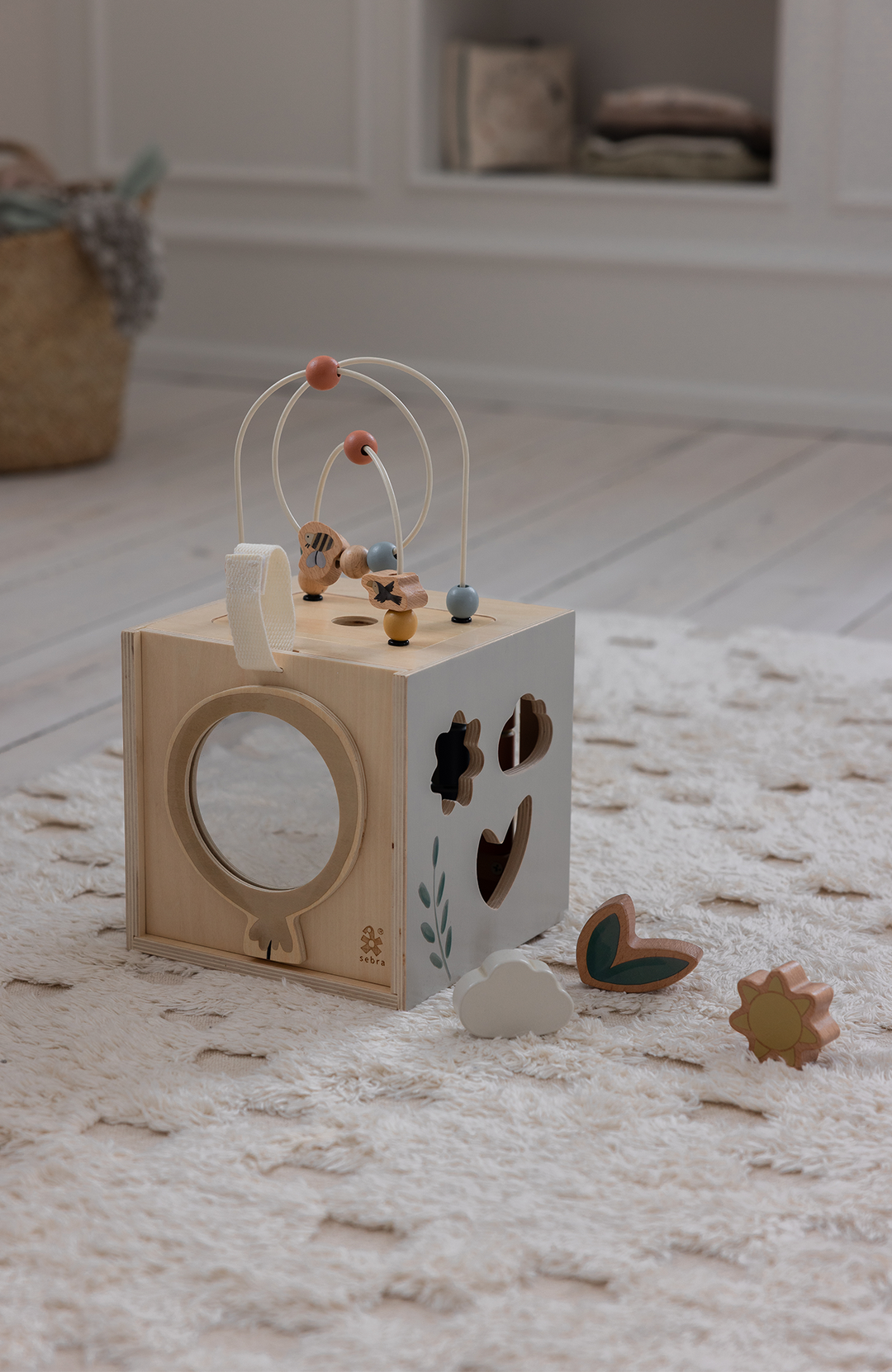Motor Skills Play Box Wooden