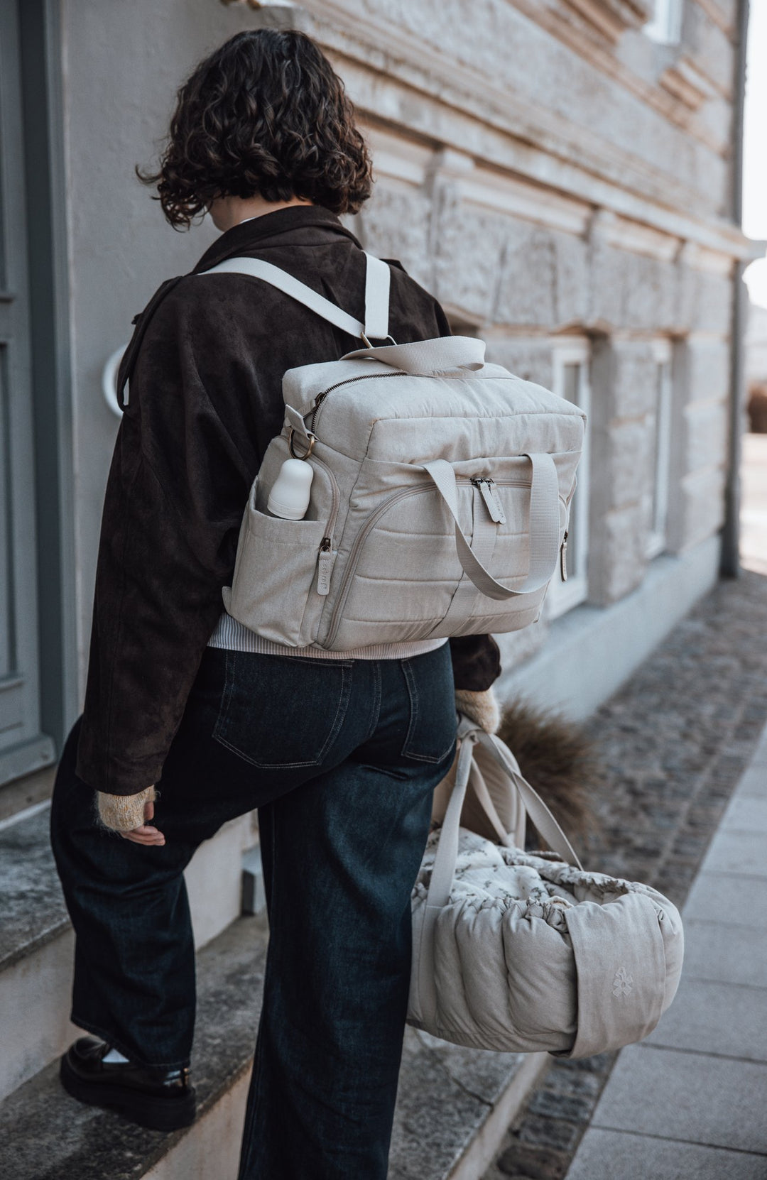 Skötväska On-the-go - Morning Beige Melange