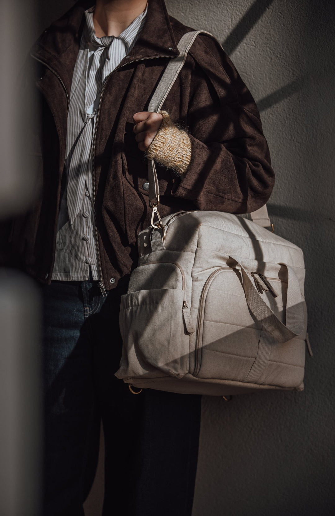 Skötväska On-the-go - Morning Beige Melange