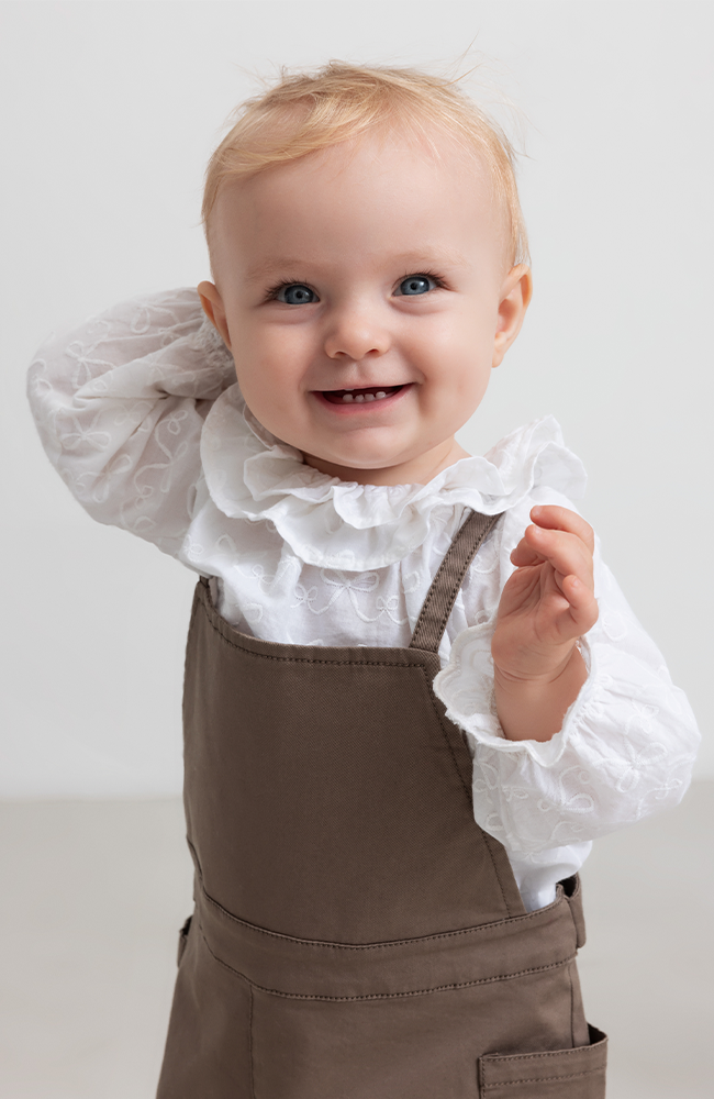 Tonello Blouse Cotton Bow - White MarMar Copenhagen Blus
