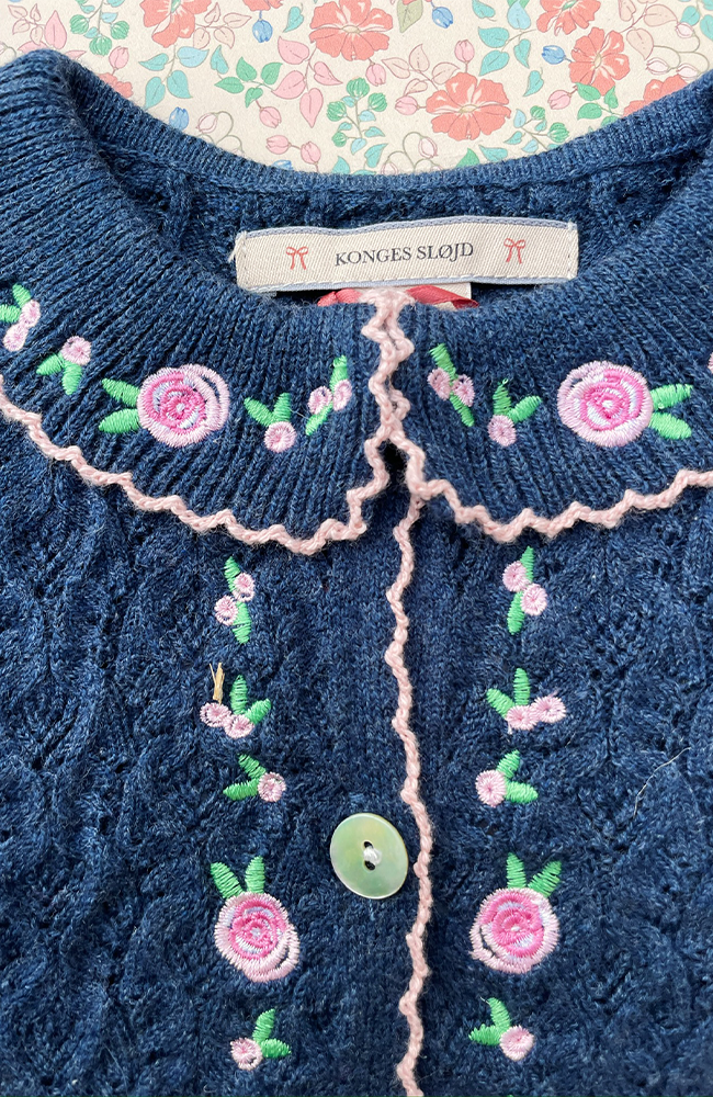 Rosier Cardigan - Ensign Blue Konges Slöjd Cardigan