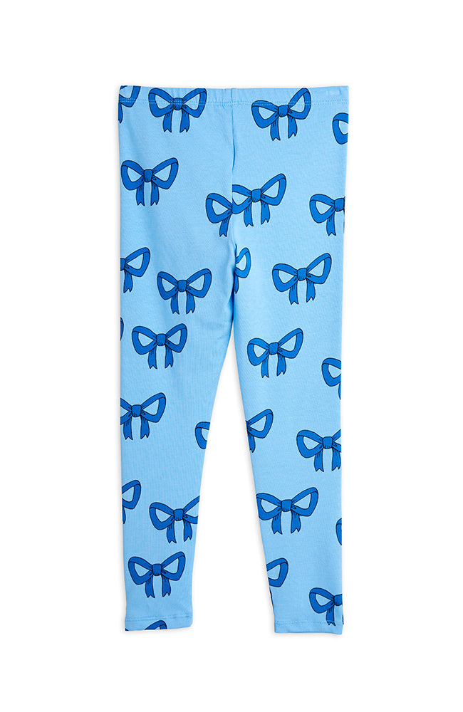 Bow Leggings - Blue