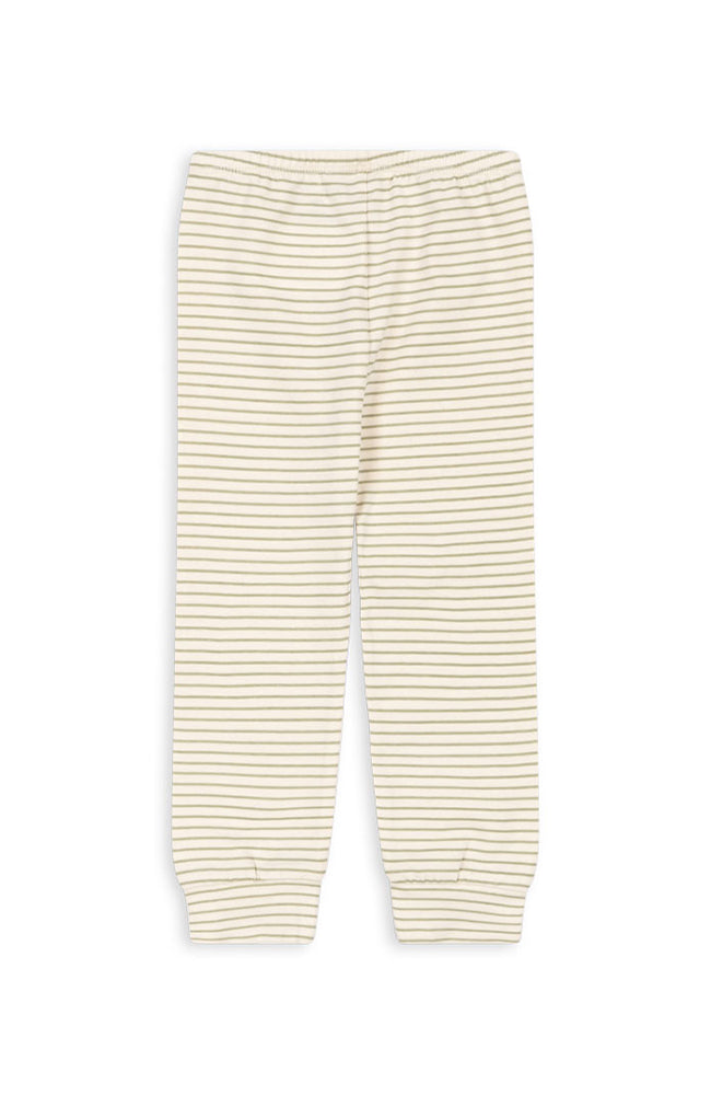 Basic Pants - Tea Stripe