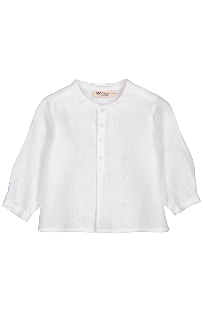Totoro Linen Shirt - White