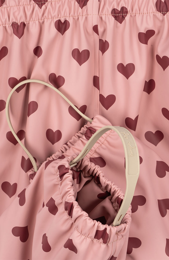 Rainy Palme Set - Amour Pink Konges Slöjd ytterkläder