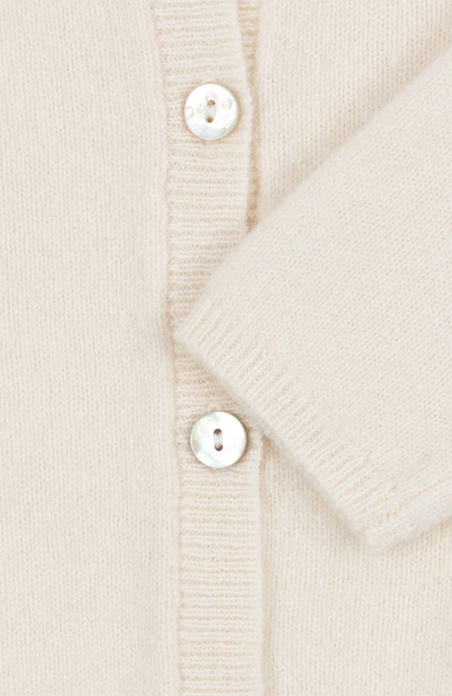 Savora Cardigan - Antique White Fanga Fontana Cardigan