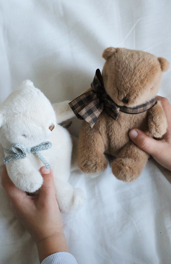 Teddy Bear Plush, Mini - Mushroom