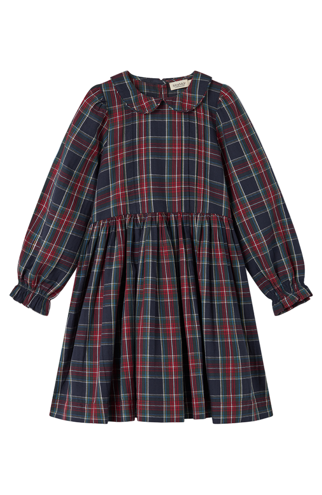 Delice Check Dress - Pilot Navy Check