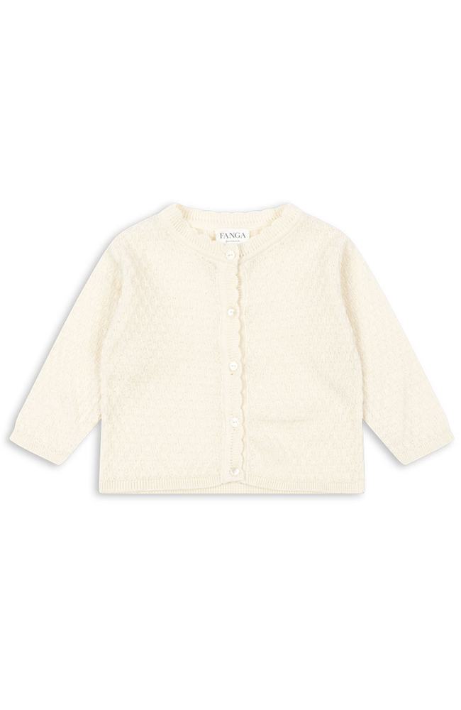 Venti Cardigan - Antique White Fanga Fontana Cardigan